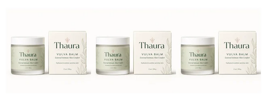 thaura vulva balm three jars